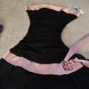 Trixxi Black and Pink Dress